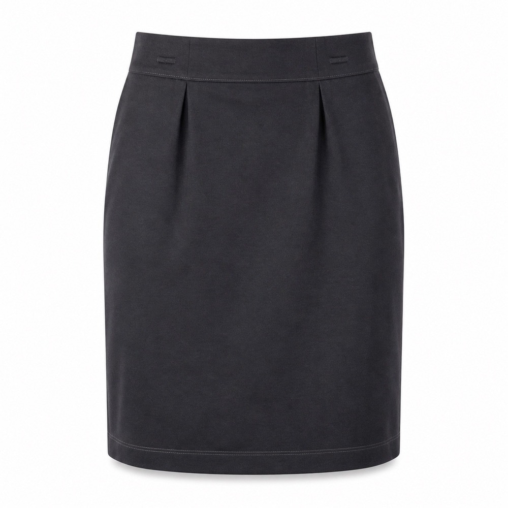 Eileen Fisher Womens Skirt PL Black Minimalist Professional Quiet Luxury Italian